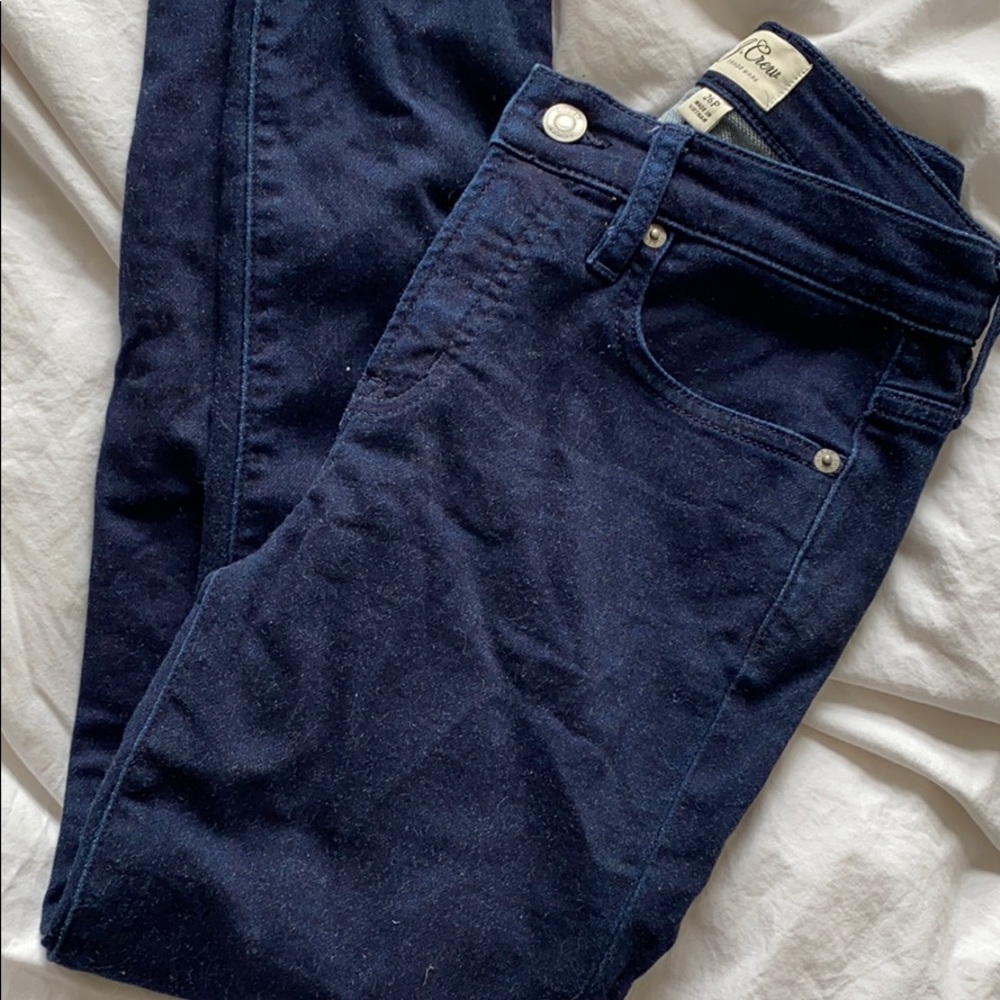 J.crew dark wash skinny Jean size 26P